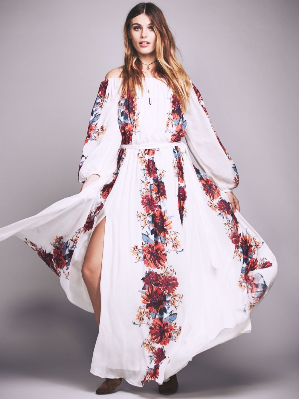 RARE! Free People Bardot Maxi Dress